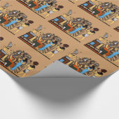 Egyptische Royalty Cadeaupapier (Hoek)