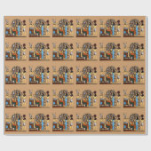 Egyptische Royalty Cadeaupapier (Vlak)