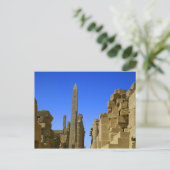 Egyptische ruïnes Karnack Briefkaart (Staand voorkant)