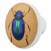 Egyptische Scarab Beetle Keramische Knop (Rechts)