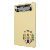 Egyptische Scarab Beetle. Oude Egyptische Klassiek Mini Klembord (Angled2)