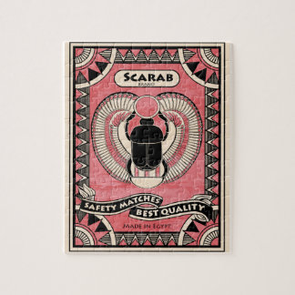 Egyptische Scarab Beetle Puzzle Legpuzzel