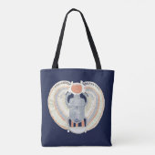 Egyptische Scarab Beetle Tote Bag (Achterkant)