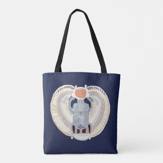 Egyptische Scarab Beetle Tote Bag (Achterkant)