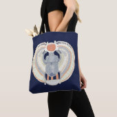 Egyptische Scarab Beetle Tote Bag (Dichtbij)