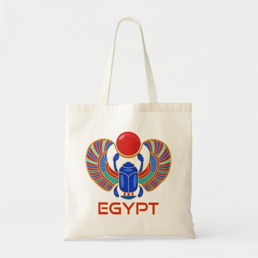 Egyptische Scarab-Canvas tas (Voorkant)