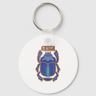 Egyptische Scarab Dung Dung Beetle Sleutelhanger
