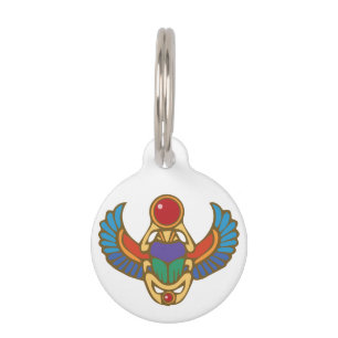 Egyptische Scarab Huisdierpenning