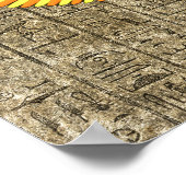 Egyptische Scarab Poster (Hoek)