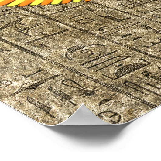 Egyptische Scarab Poster (Hoek)