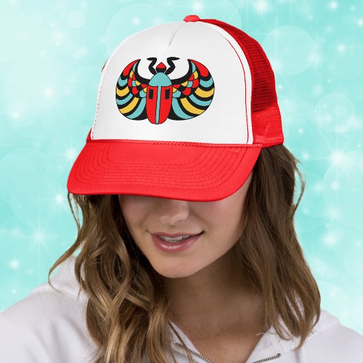 Egyptische Scarabee Hoed Trucker Pet
