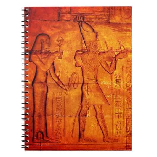 Egyptische scene notitieboek (Voorkant)