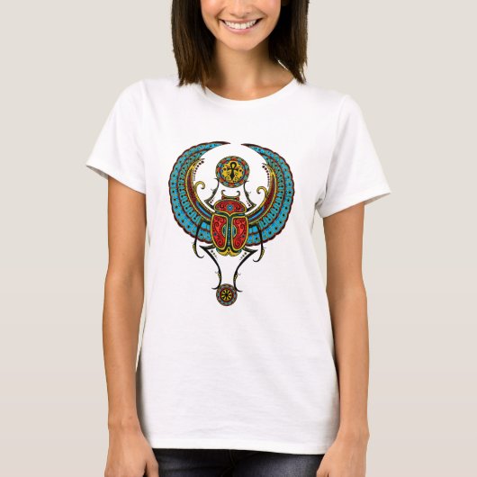 Egyptische scharab t-shirt (Voorkant)