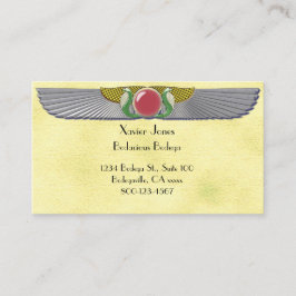 Egyptische scharnierende schijf 1 gepersonaliseerd visitekaartje