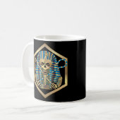 Egyptische schedel koffiemok (Voorkant links)