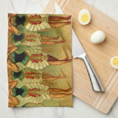 Egyptische schilderijen Theedoek (Quarter Fold)