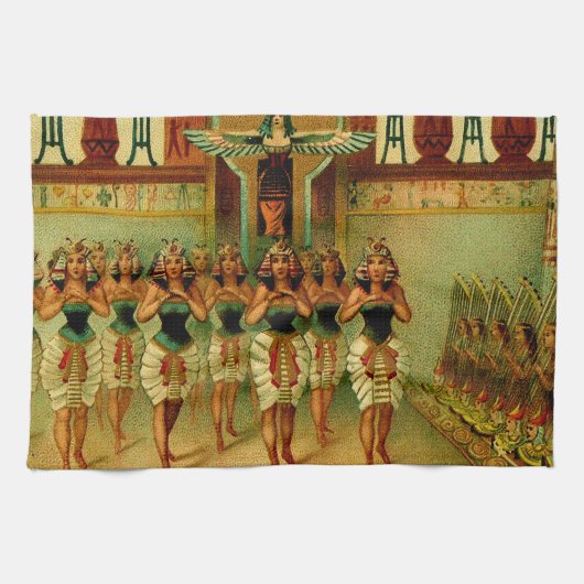 Egyptische schilderijen Theedoek (Horizontaal)