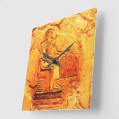 Egyptische schilderwandklok vierkante klok (Hoek)