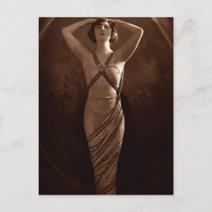 Egyptische schoonheid briefkaart