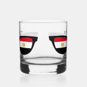 Egyptische Shades aangepaste naam Whisky Glas (Links)