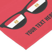 Egyptische Shades aangepaste tafelrunners Korte Tafelloper (Hoek)