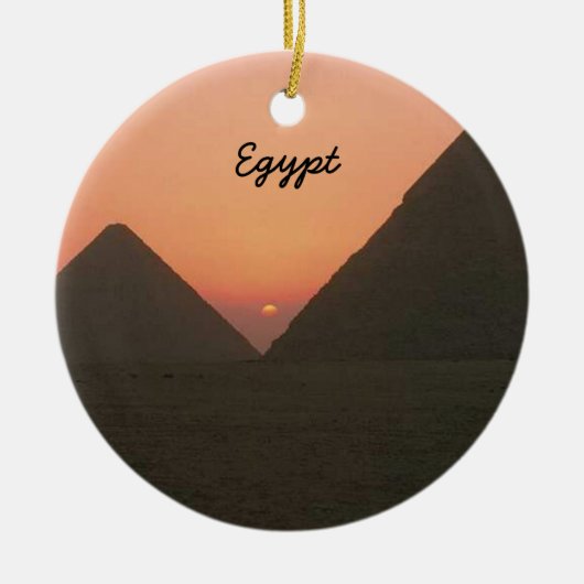 Egyptische sieraad keramisch ornament (Voorkant)