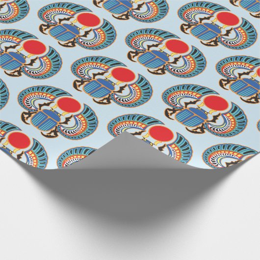 Egyptische sjaalkever cadeaupapier (Hoek)