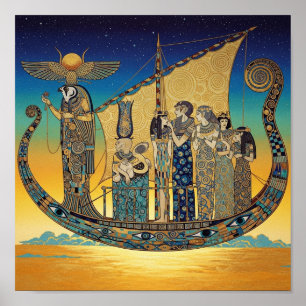 egyptische solarbak poster