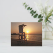 Egyptische soonsondergang briefkaart (Staand voorkant)