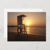 Egyptische soonsondergang briefkaart (Voorkant / Achterkant)