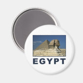 Egyptische Sphinx Magneet (Voorkant / Achterkant)
