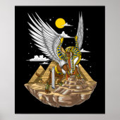 Egyptische Sphinx Pyramids Poster (Voorkant)