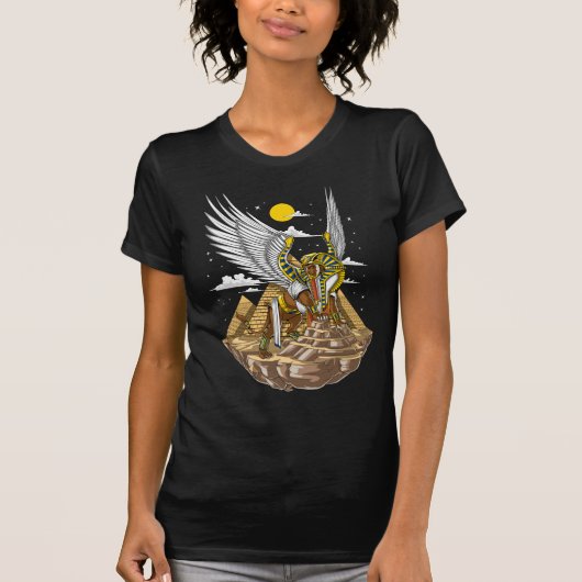 Egyptische Sphinx Pyramids T-shirt (Voorkant)