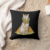 Egyptische Sphynx Cat Bastet Ancient Goddess Kussen (Deken)