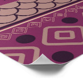 Egyptische stam: Oud naadloos Poster (Hoek)