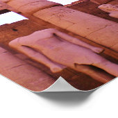 Egyptische standbeelden poster (Hoek)