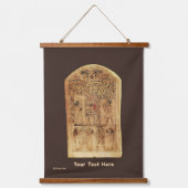 Egyptische Stele Hangend Wandkleed (Voorkant)