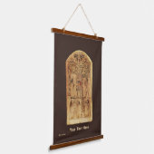 Egyptische Stele Hangend Wandkleed (Gebogen)