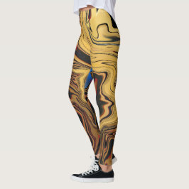 Egyptische stijl Abstracte kleur ontworpen Leggings