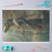 Egyptische stijl alligator decoupage tissuepapier (Craft)