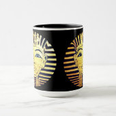 Egyptische stijl Farao Black en Gold Mok (Midden)