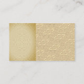  Egyptische stijl gouden visitekaartje (Achterkant)