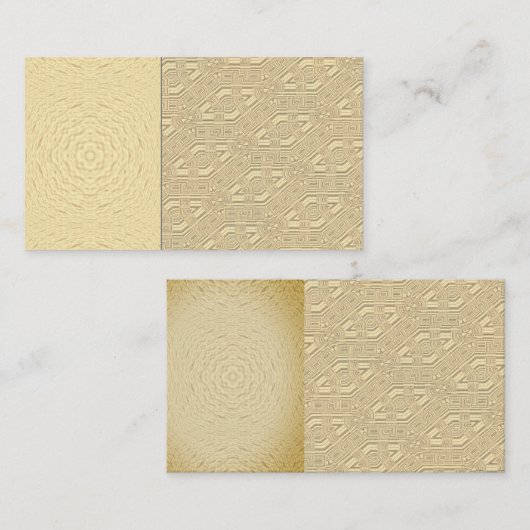  Egyptische stijl gouden visitekaartje (Voorkant / Achterkant)