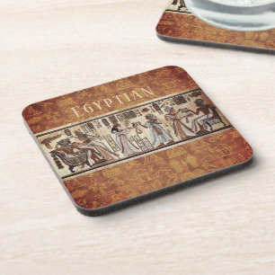 Egyptische stijl, Oude Egyptische vintage cultuur Bier Onderzetter
