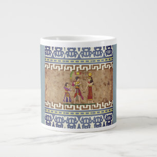 Egyptische stijl, Oude Egyptische vintage cultuur, Grote Koffiekop