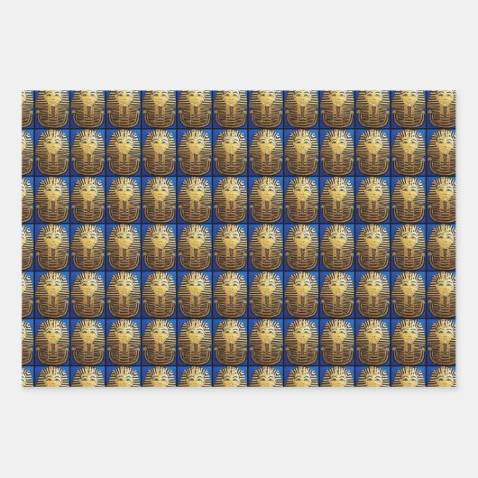 "Egyptische stijl" — Papierbladen voor overvulling Inpakpapier Vel (Voorkant 2)