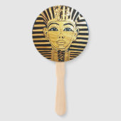 Egyptische stijl Ronde Fan Handwaaier (Voorkant)