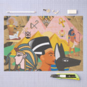 Egyptische stijl tissuepapier (Craft)