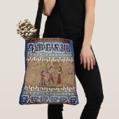 Egyptische stijl tote bag (Dichtbij)