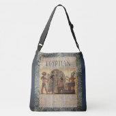 Egyptische stijl tote crossbody tas (Achterkant)